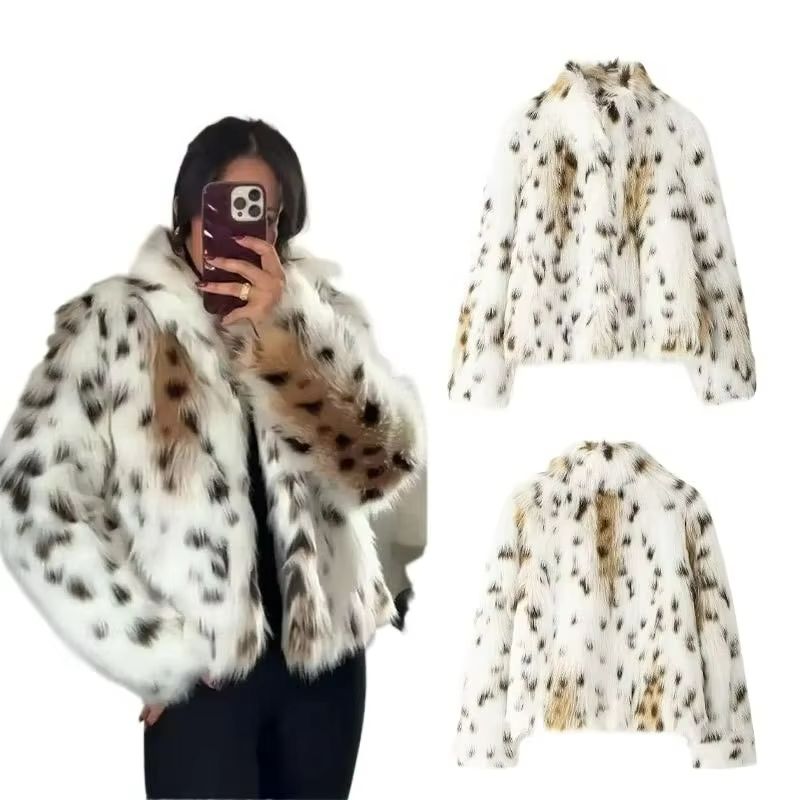 เสื้อแจ็คเก็ตขนสัตว์เทียมลายสั - Winter Clothing Europe บทวิจารณ์และราคา