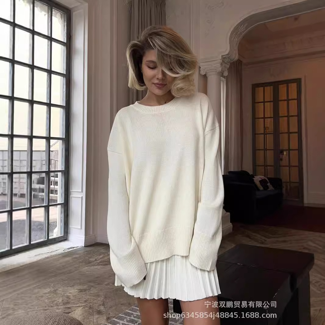 ฤดูใบไม้ร่วงสีทึบO-คอเสื้อกันห - Winter Clothing Kit บทวิจารณ์และราคา