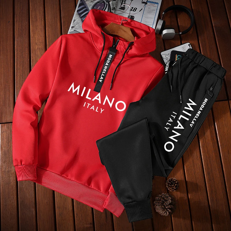ชุดวอร์มแฟชั่นผู้ชาย เสื้อฮู้ด - Winter Clothing Hoodie บทวิจารณ์และราคา