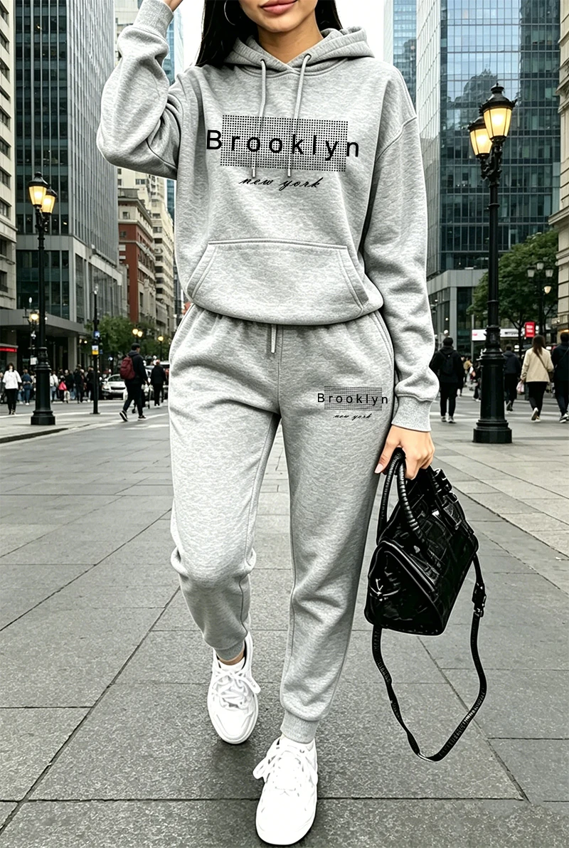 ชุดวอร์มผู้หญิงลายพิมพ์ เสื้อฮ - Winter Clothing Hoodie บทวิจารณ์และราคา