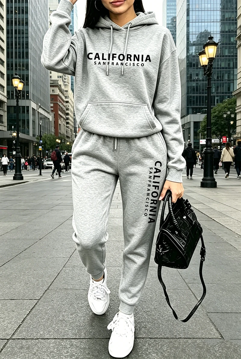 ชุดวอร์มผู้หญิงคุณภาพดี พิมพ์ล - Winter Clothing Hoodie บทวิจารณ์และราคา