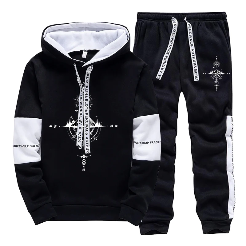 ชุดวอร์มผู้ชายแฟชั่นลำลองสำหรั - Winter Clothing Equipment บทวิจารณ์และราคา