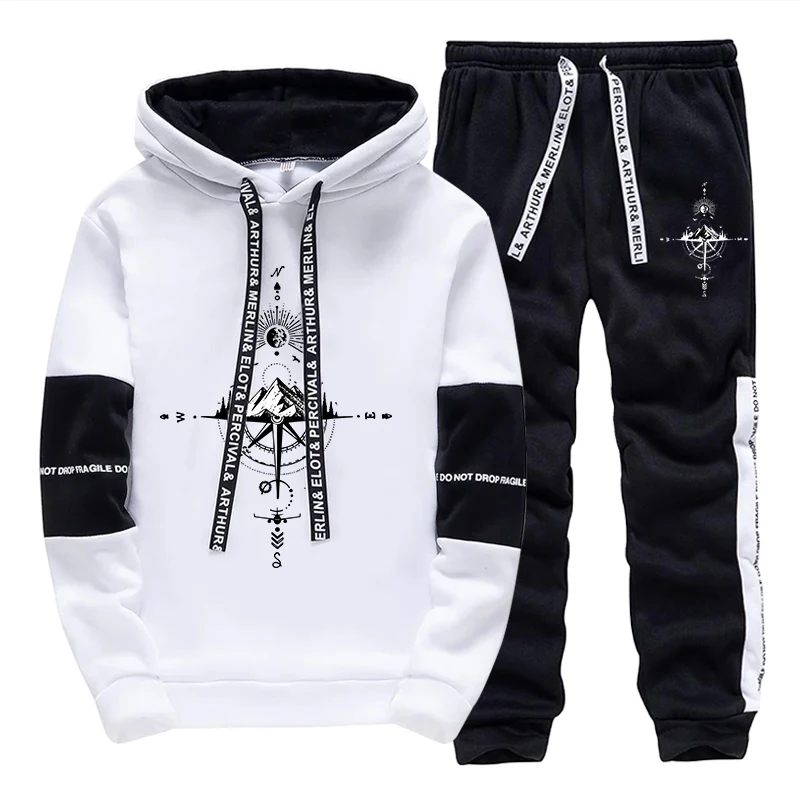 ชุดวอร์มผู้ชายแฟชั่นลำลองสำหรั - Winter Clothing Equipment บทวิจารณ์และราคา