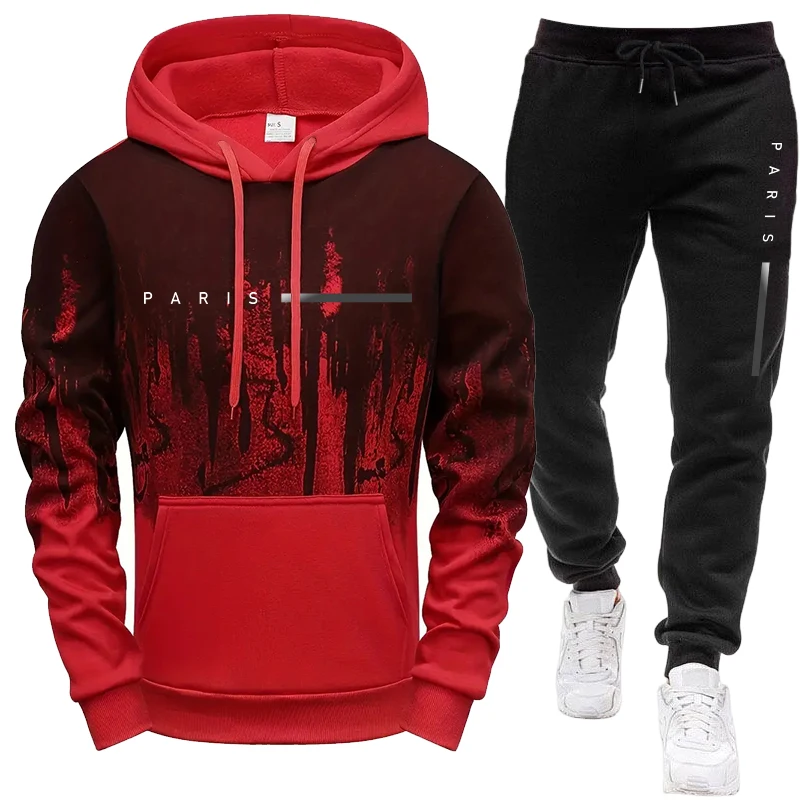 ชุดเซ็ตผู้ชาย/เสื้อฮู้ด/กางเกง - Winter Clothing Hoodie บทวิจารณ์และราคา