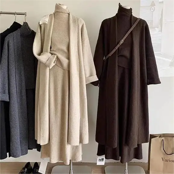 สามชิ้นชุดผู้หญิงยาวเสื้อกันหน - Winter Clothing Kit บทวิจารณ์และราคา