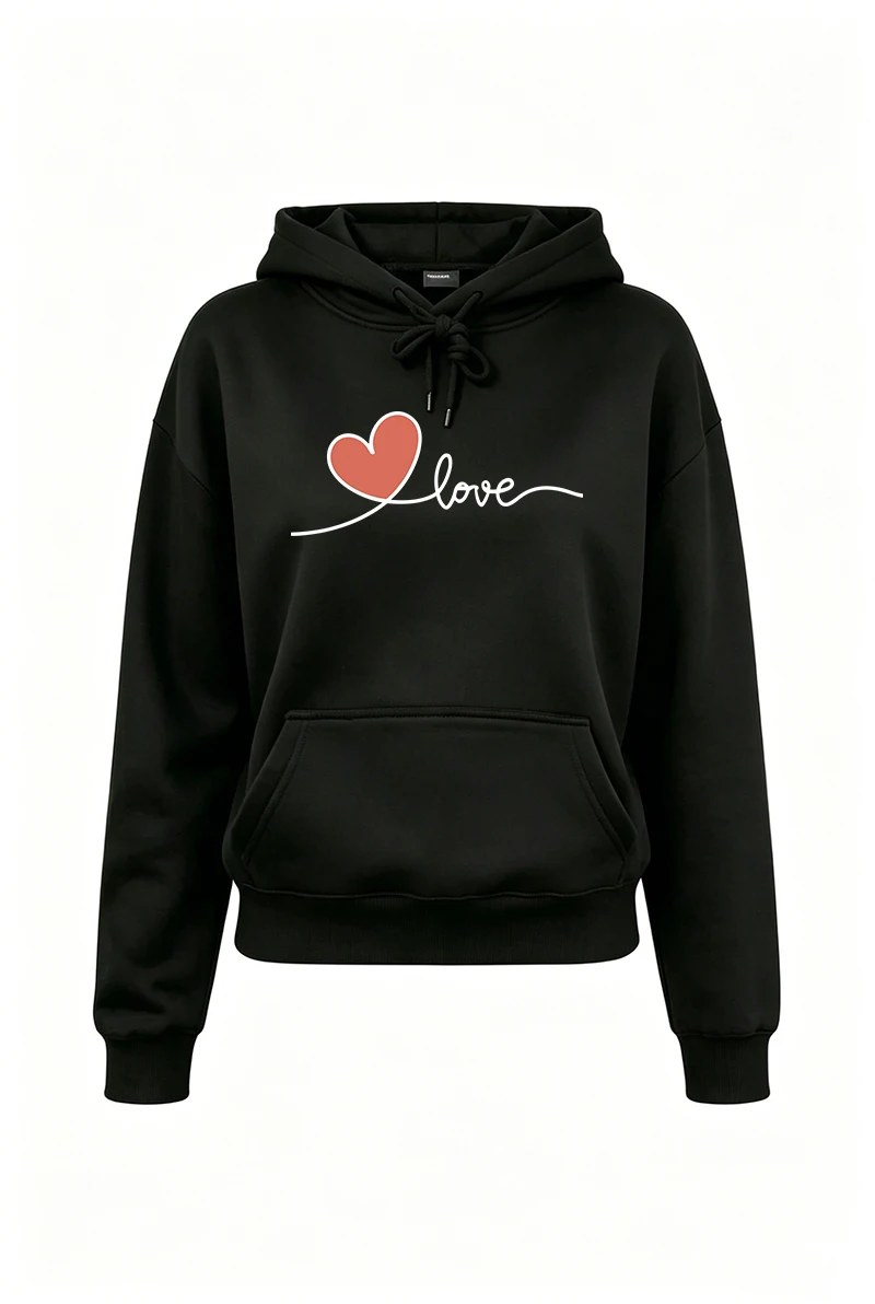 ชุดวอร์มผู้หญิงลายพิมพ์ลำลอง แ - Winter Clothing Hoodie บทวิจารณ์และราคา