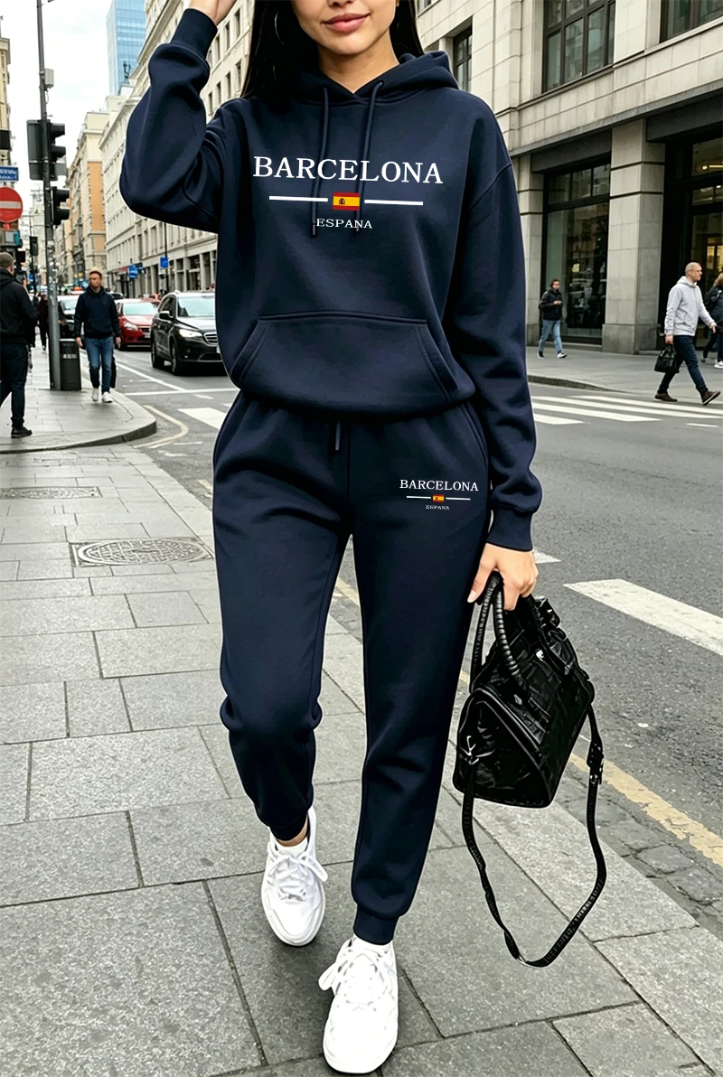 ชุดวอร์มแฟชั่นผู้หญิง พิมพ์ลาย - Winter Clothing Hoodie บทวิจารณ์และราคา